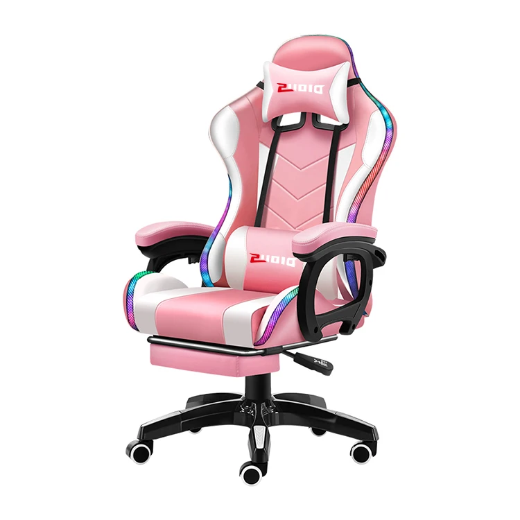 Classic design fast delivery ergonomic RGB light racing office gaming chair LED light RGB
