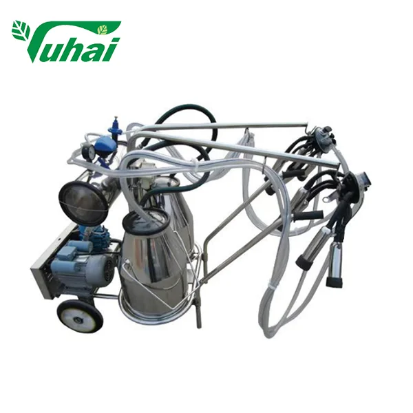 New Durable Fully Automatic Portable Milking Machine for Large Dairy Farms Mobile Apparatus for Cow Milking