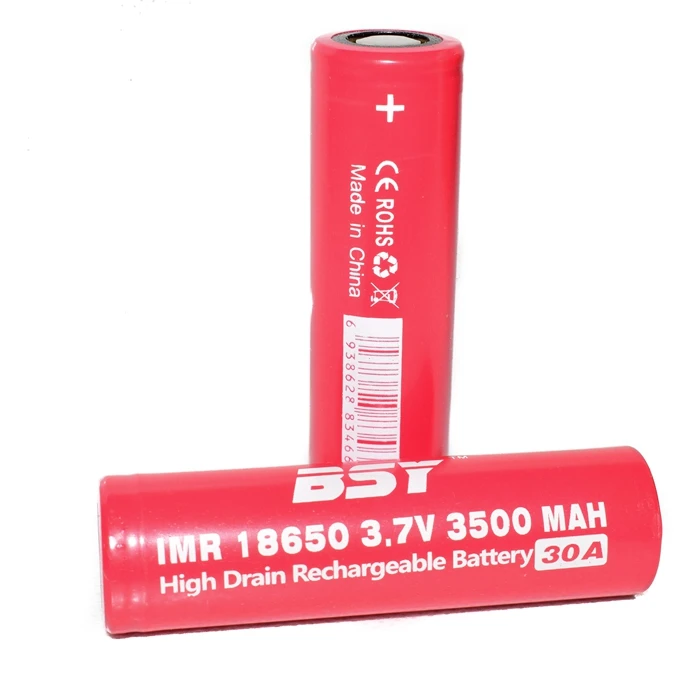 2021 NEW 18650 li ion rechargeable battery 3500mah 30A  lithium ion cells 18650 for Flashlight