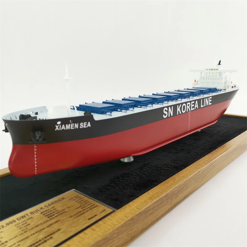 【A】O.A.S Customized 65cm Maritime Exhibition Bulk Carrier Ship Model Factory Freight Forwarder Novelty Gift