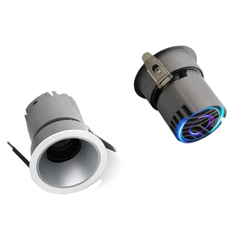 LC100 Commercial Embedded Spotlight Ceiling Mounted Hotel Office Corridor Anti-Dazzle Led Downlight