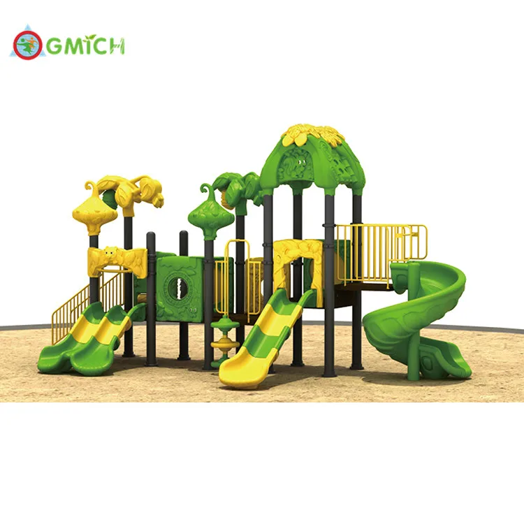 Lush Green Outdoor Playground Slide Fun Jungle Adventure for Kids Enhance  Courage Teamwork and Exploration