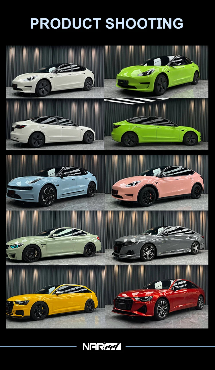 Matte Black Chameleon PVC Gloss Metallic Purple Blue Red Green Gold Car Vinyl Wrap
