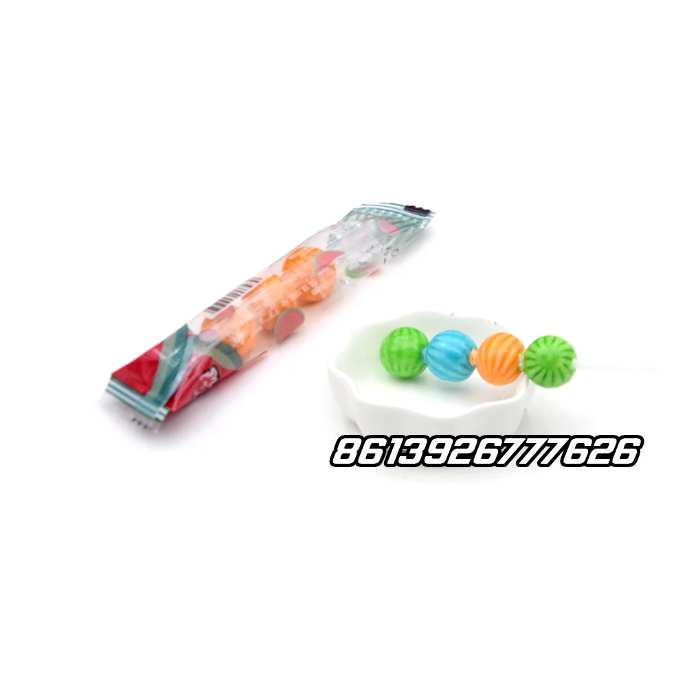 Жевательная резинка в форме леденца со вкусом