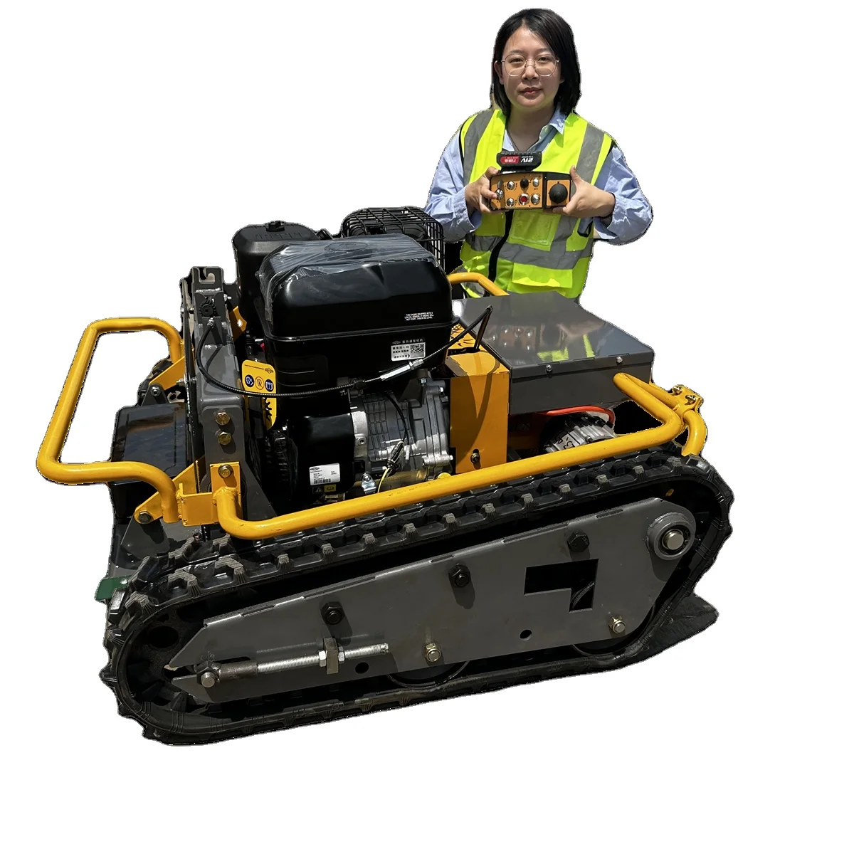 Wireless Remote Control Forestry Machine Gas-Powered Lawn Mower