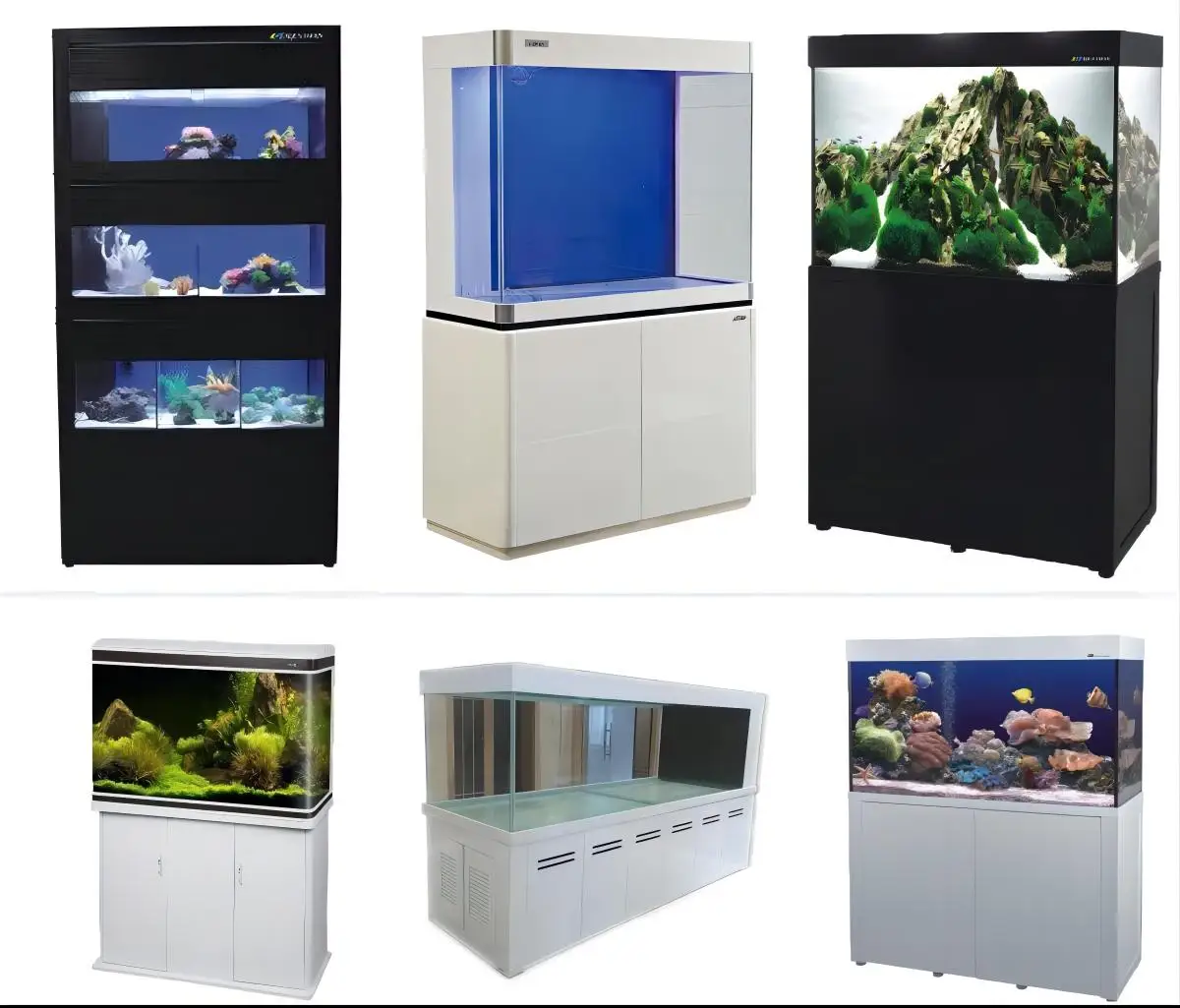 Customised Fish Tank Stand Multiple Layer Three Layers Large Rimless