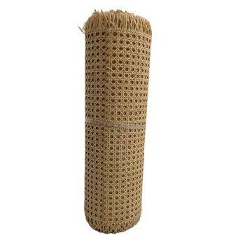 The manufacturer directly customizes the natural raw material rattan roll rattan webbing for outdoor furniture