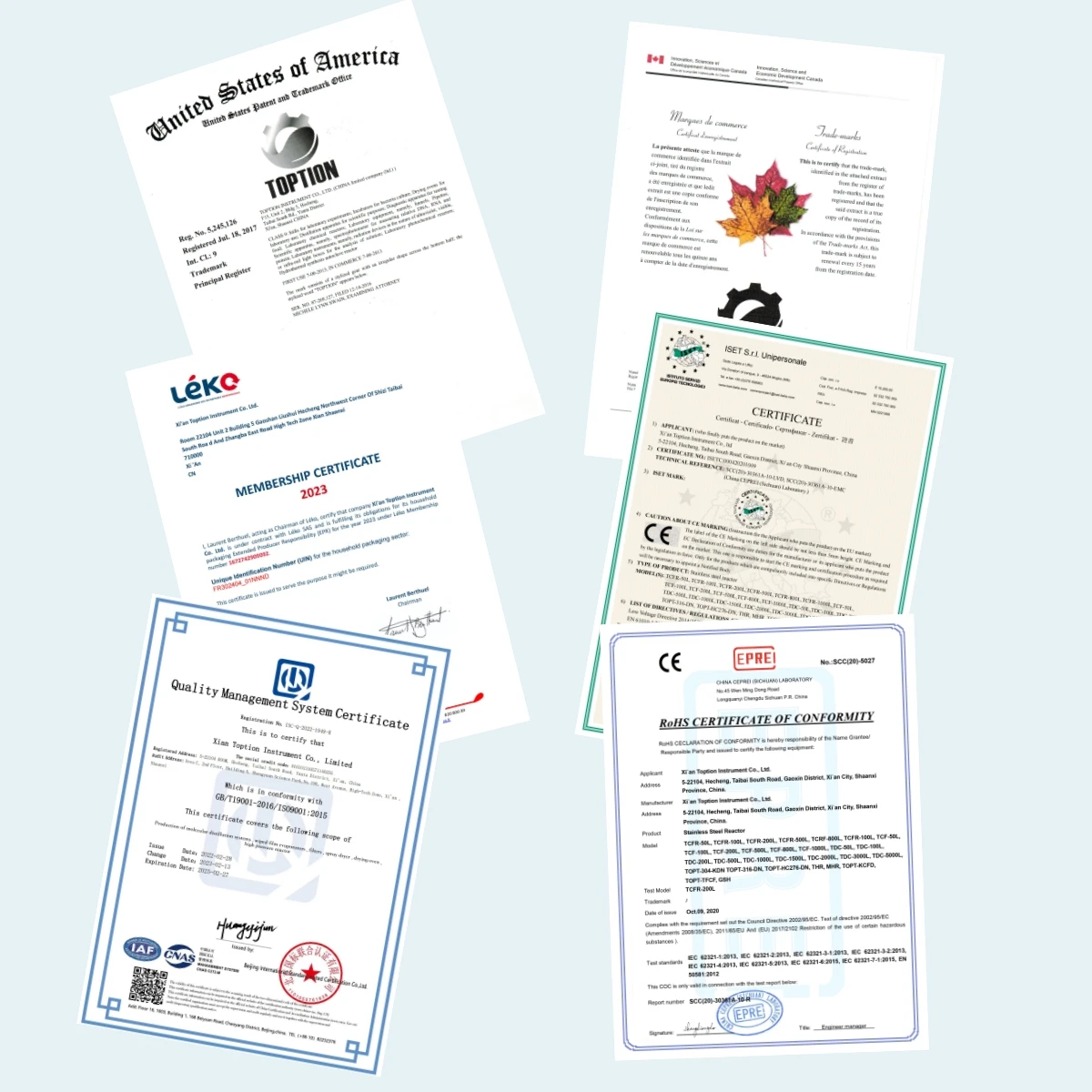 TOPTION 중국 공급업체 10L 20L 분별 증류 컬럼 전자기 리플럭스 비율 깔때기 포함