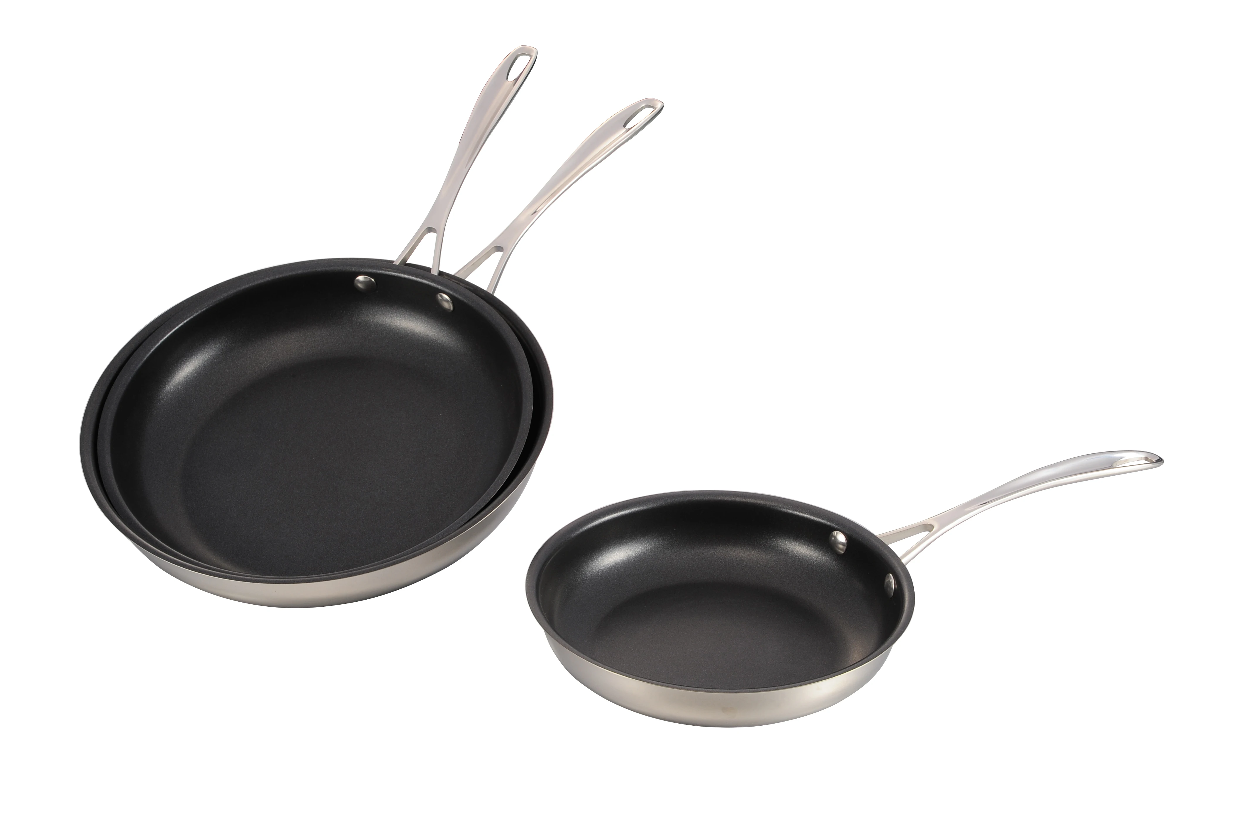 Industrial Cookware Cooking Casseroles Black Nonstick Cast Iron Frying Pan manufacture