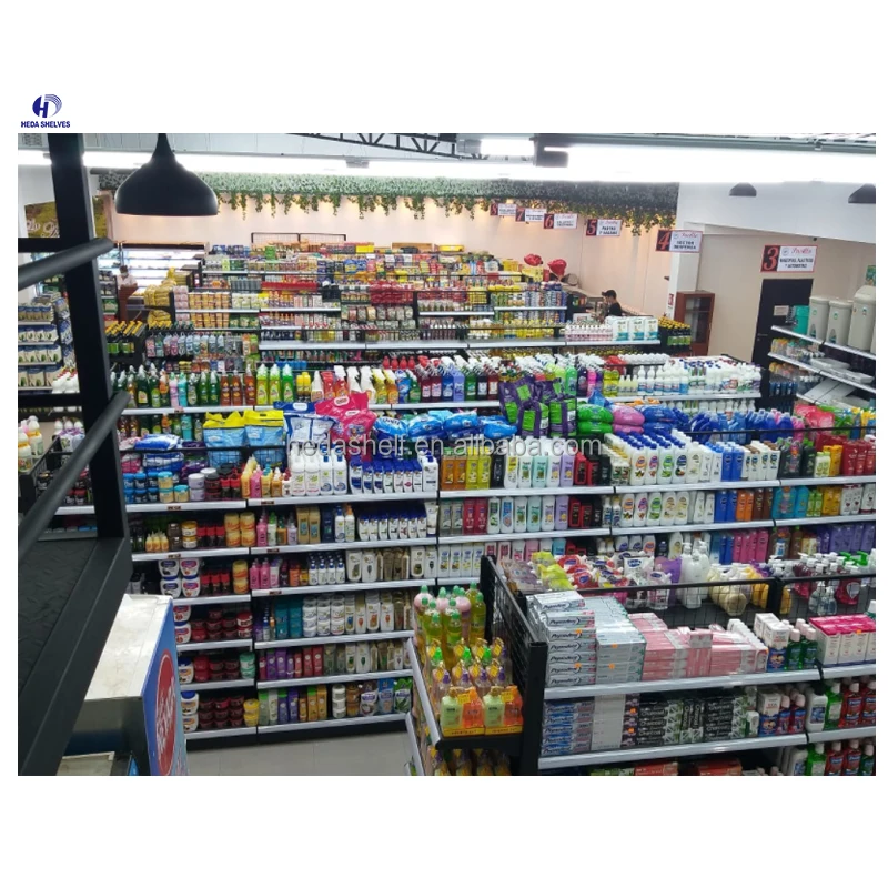 New Gondola Shelving Rustic Retail Shelving Grocery Store Shelving For