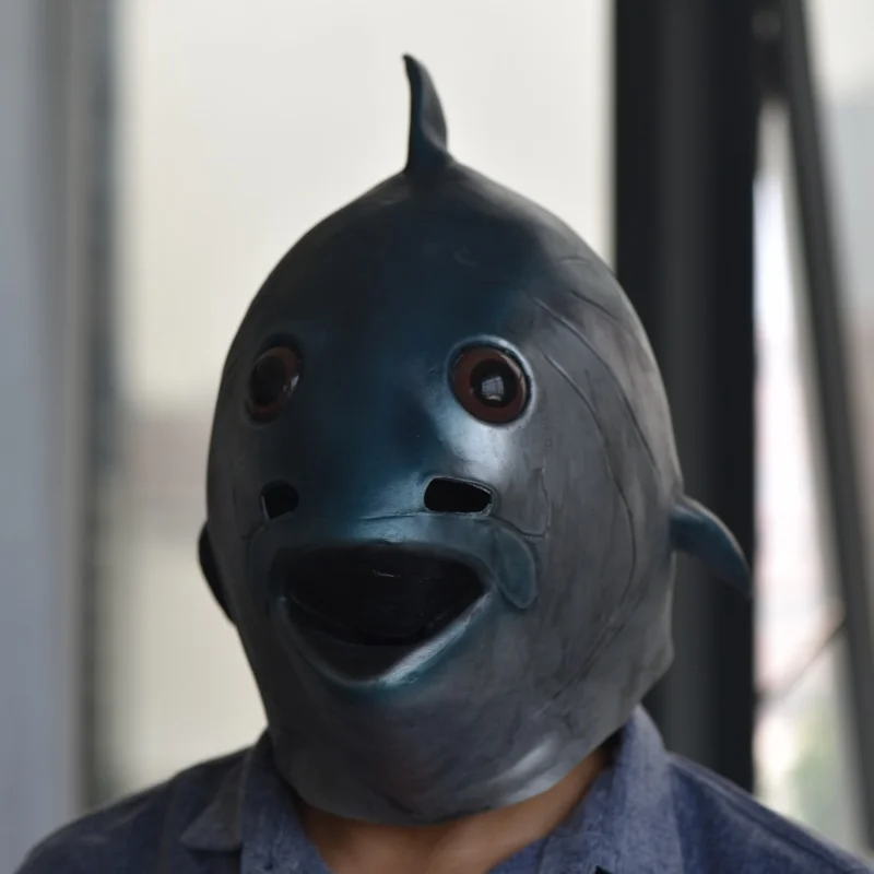 Máscara De Látex De Caracol – Gris, Talla Única, Circunferencia 58-62 Cm, Para Cosplay Y Carnaval