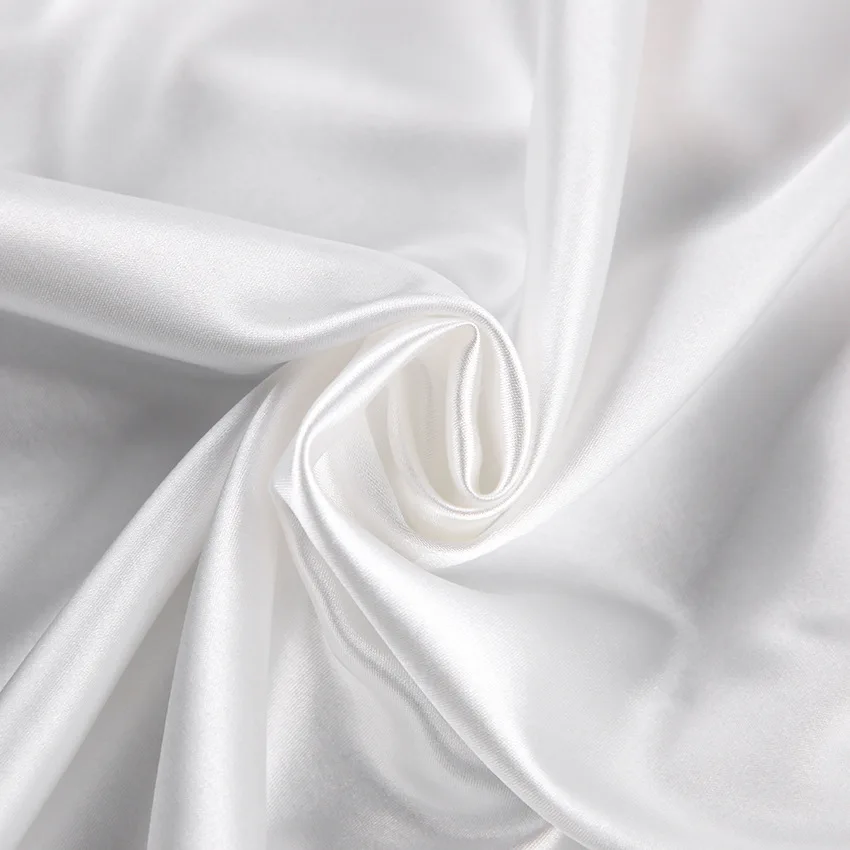 Feather Trim Satin Pajama Set Women Lapel Long Sleeve Button Front Loose Pants Soft Breathable Loungewear — detail