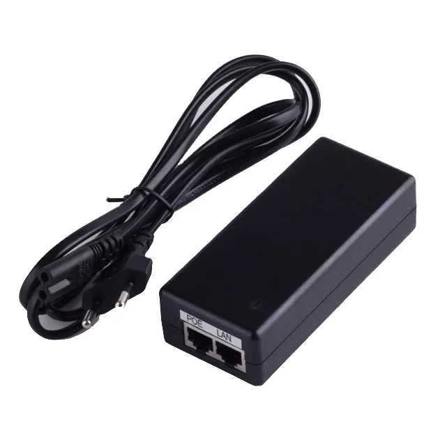 High Quality Desktop Model 12V 24V 36V 48V POE Power Over Ethernet POE Injector Adapter 24W Gigabit Ubiquiti Poe