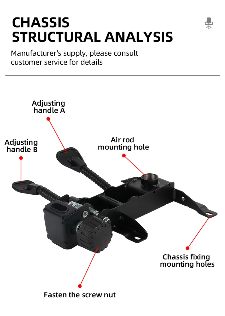 Swivel Plasticrecliner Adjustable Base Swivel Mechanism Auto Return