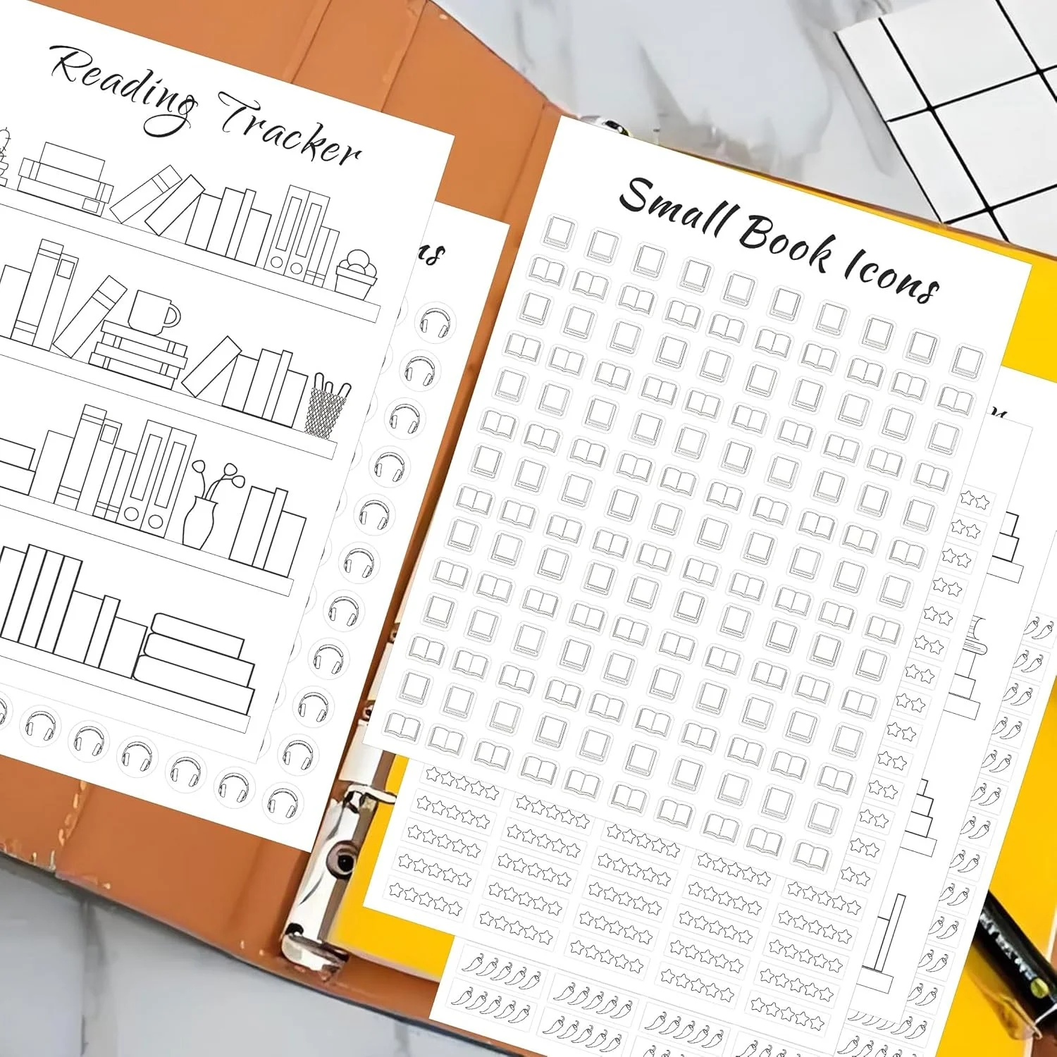 Reading Tracker Bookmark Stickers Book Reading Progress Stickers for ...