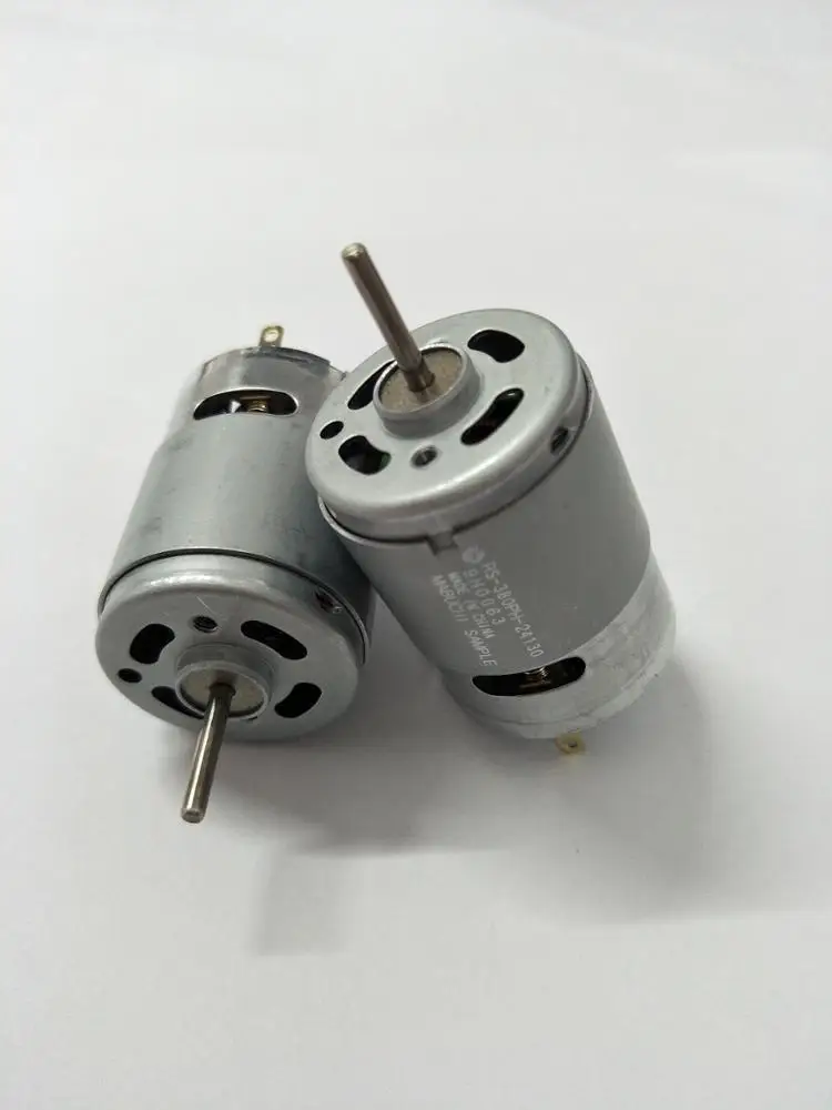 RS-380PH-24130 DCギアモーター、9200RPM、16.4mmシャフト長、CCW回転