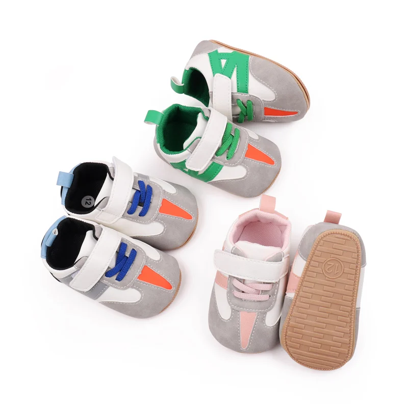 Hot Selling Unisex Prewalker Toddler Baby Shoes Soft TPR Anti-Slip Outsole Flat Design Summer Spring Autumn Seasons-for Boys