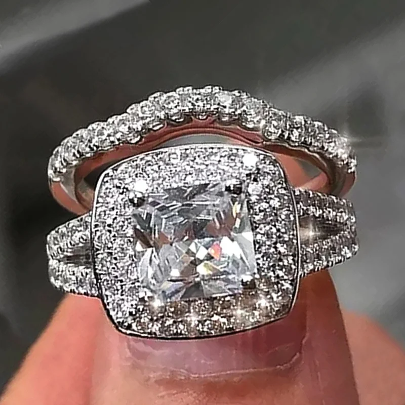 Swarovski Statement Ring silver-colored elegant Jewelry Rings Statement Rings 