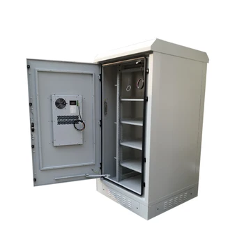 Waterproof 30U Outdoor Inverter Enclosure 19inch Rack Battery Telecom Cabinet IP65 IP55