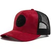 Suede Patch - Bright Red