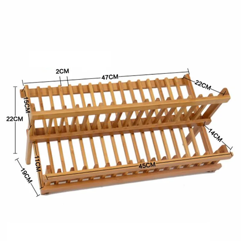 Полка сушилка для посуды деревянная