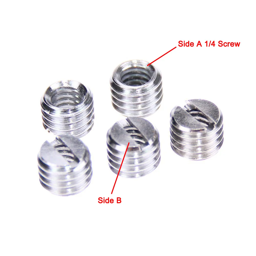 Wholesale Camera Quick Release Mini Tiny Convertion Adapter UNC 1/4 to 3/8 Thread Screw Nut for Tripod Ball Head Plate Mount