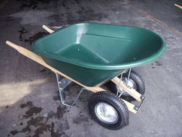 110L Single Wheel Metal Barrow - Durable & Versatile Trolley