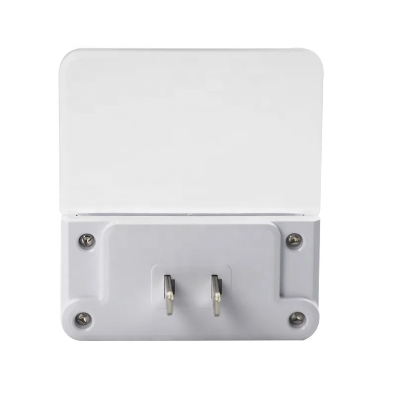 Приглушаемый светодиодный ночник с датчиком фотоэлемента, меняющим цвет, светодиодный ночник с вилкой Стандарта США