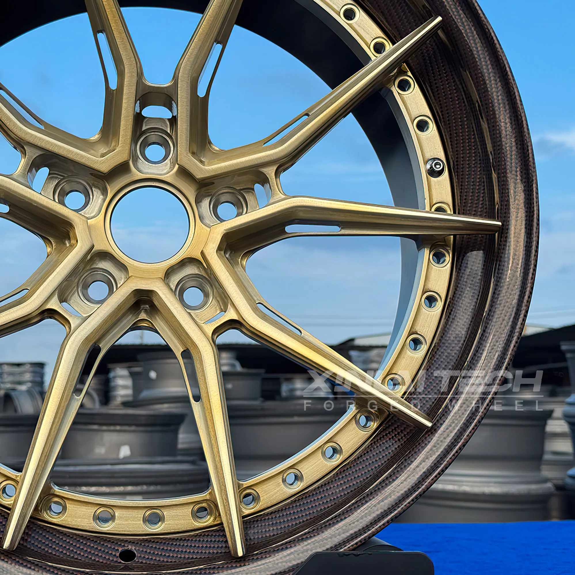 XL Forged Carbon Fiber Wheels 5x100 5x108 5x112 Rims for Toyota Nissan Subaru Sports Cars OEM ODM Custom Wheel Rim 18-23 Inch - Image 6