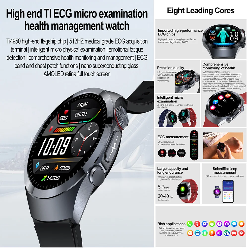 ET486 Smartwatch Advanced Health Monitoring Fitness