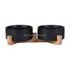 two Black+Wooden chassis