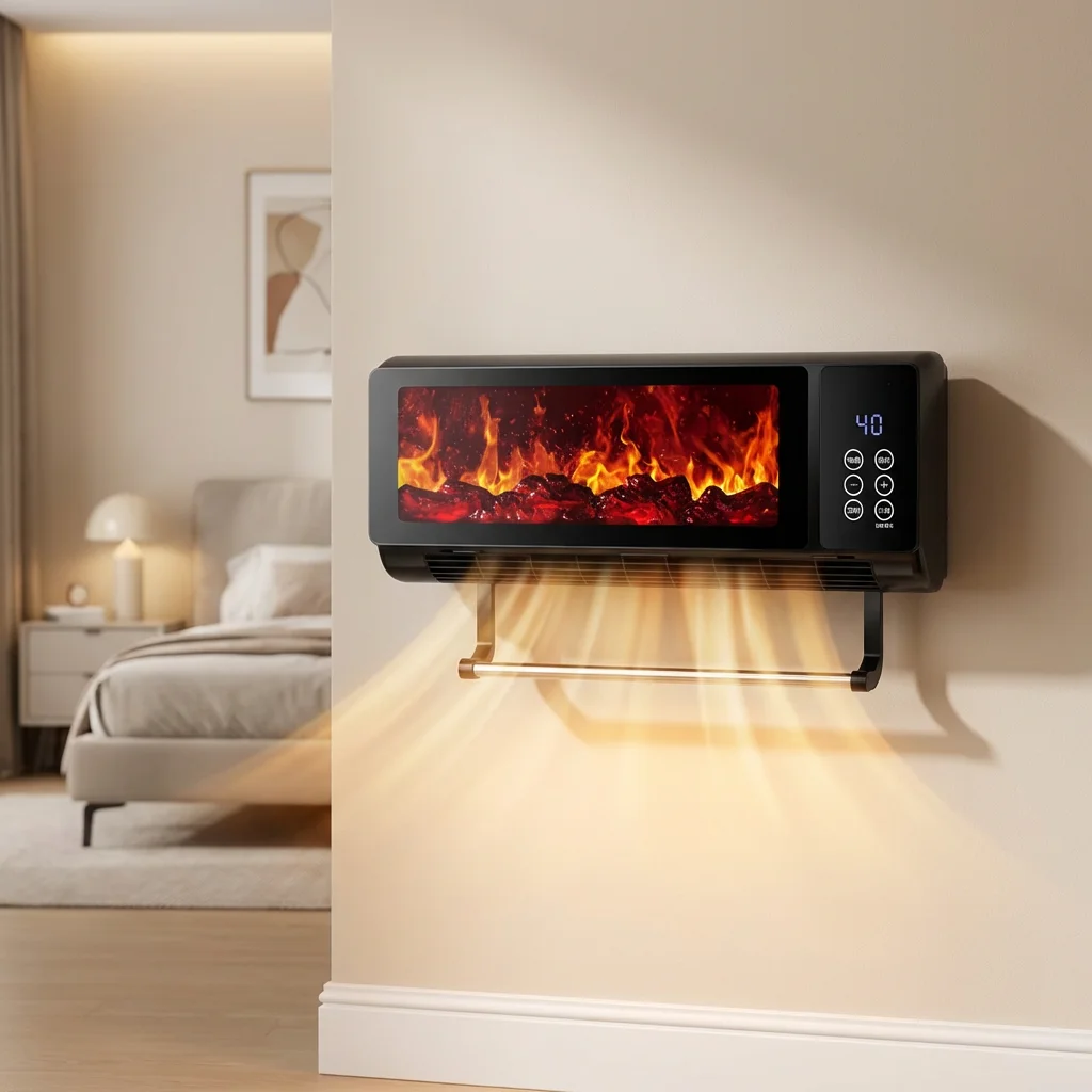 Electric Wall Heater, 2000W, PTC, 3D - detail 2