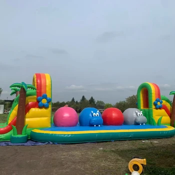 0.55mm Pvc Inflatable Amusement Park,Outdoor Party Kids Fun Park,Inflatable Indoor Playground