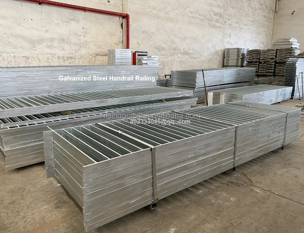 Galvanized Metal Stainless Steel Pipe Stair Railing Aluminium Guardrail ...