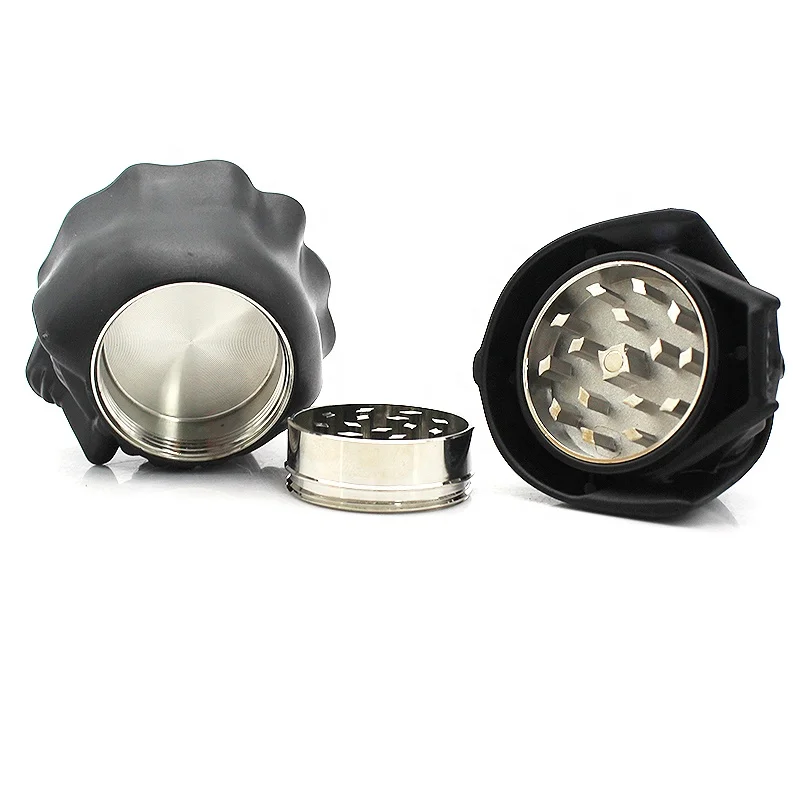 3 Layers Darth Vader Shape Grinder Smoke Crusher Grinder Tobacco Metal Customized Material Origin Herb Grinder
