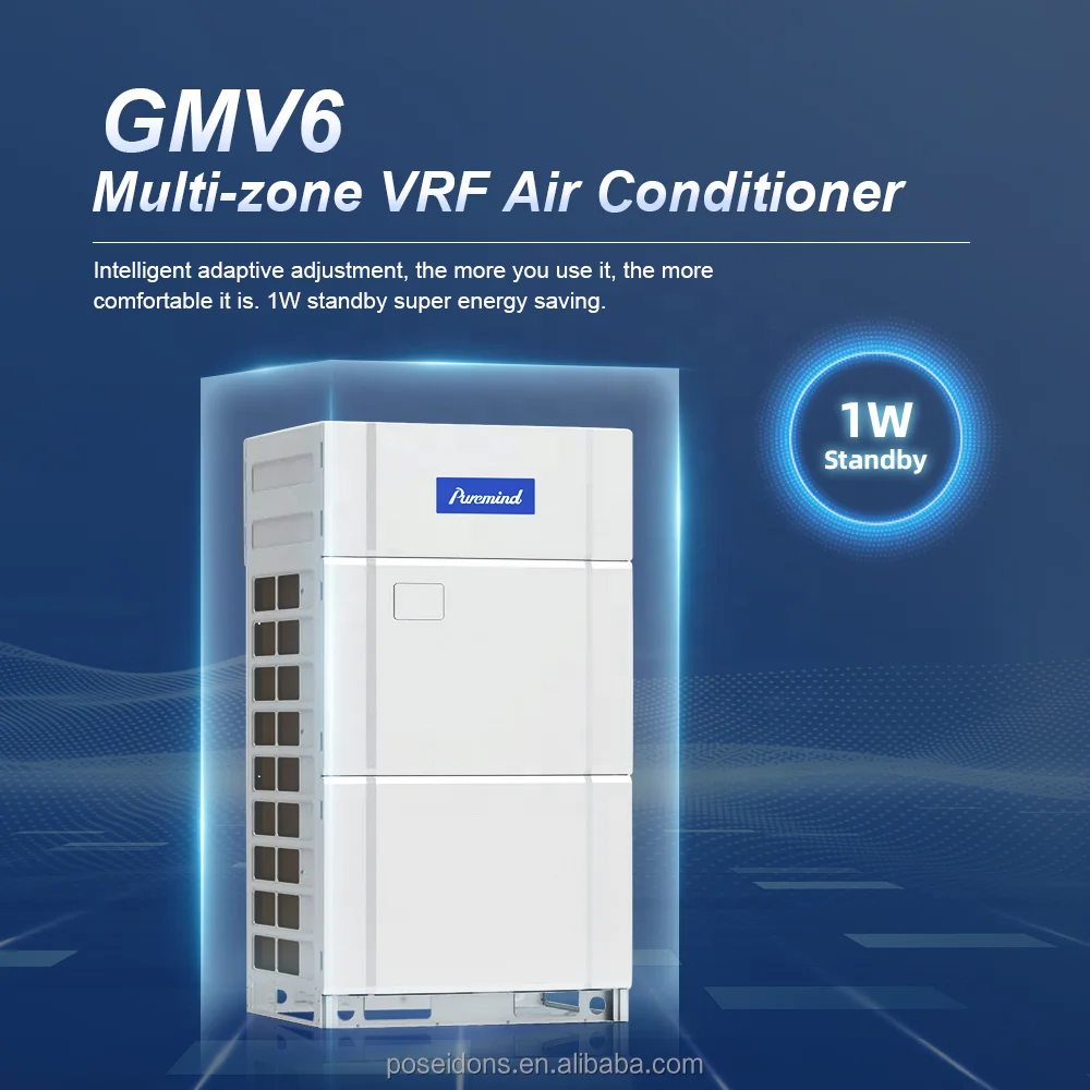 Gree High Efficiency Villa Multi VRF Unit Central Air Conditioning HVAC System Fan Coil Unit Multi Zone Split Air Conditioner
