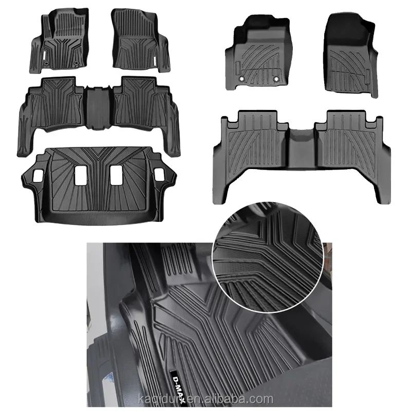 Wellfine High Quality Non-slip and Easy to Clean 5D Foot Car Mats Is Suitable for HAVAL H6 2015-ON