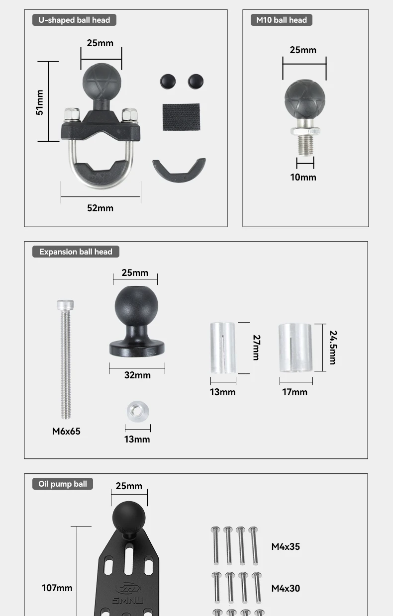 product sumu universal aluminum alloy phone mount holder shock absorbing anti theft screw stability dual port fast charging bicycle-9