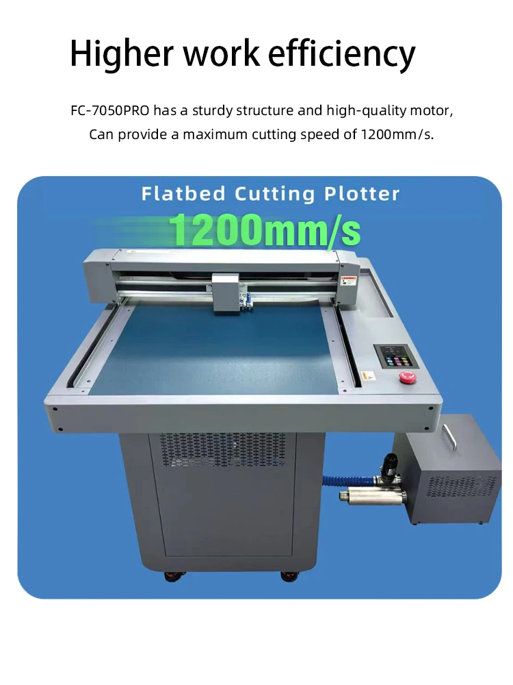 FC-7050PRO Automatic Digital High Precision Flatbed Paper Die Cutting Machine with CCD Camera