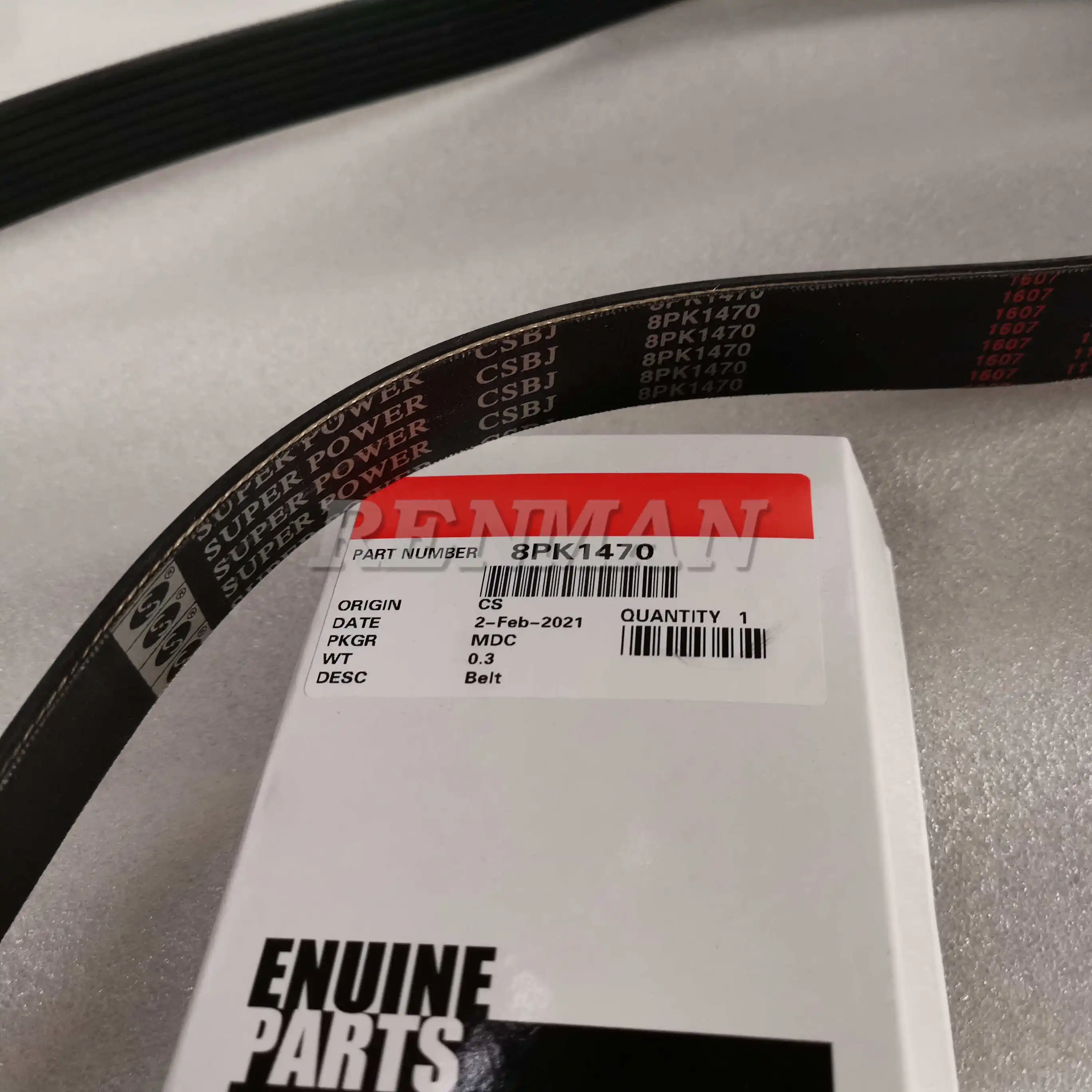 Cummins Ism11 Qsm11 M11 Engine Fan Drive V Ribbed Belt 3029175 3288576