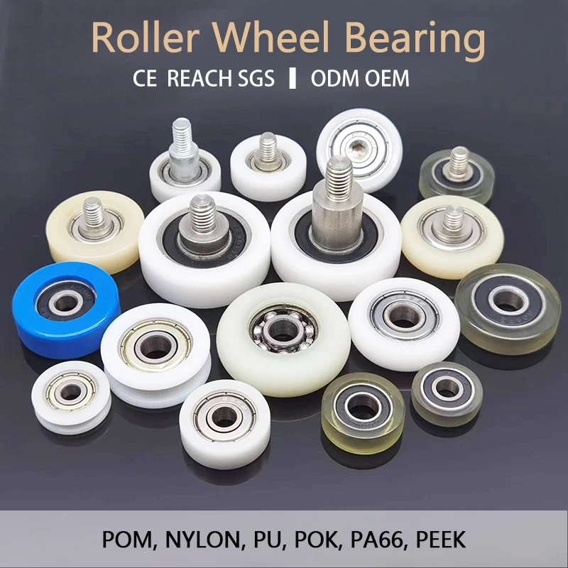 sourcing map 5Stk POM Nylon Solid Plastik Bälle 15mm G3 Präzision Lager