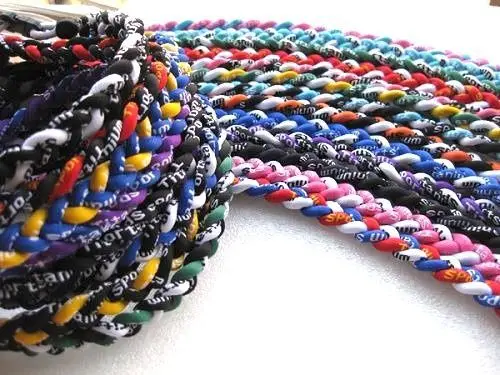 18 Inches 3 Braided Rope Tornado Necklace Multiple Colors Braided Baseball  Necklaces