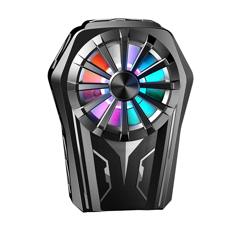 L08 New Charging Radiator RGB Portable Cheap Gaming Cooler Phone Mini Controller With Cooling Fan for Game