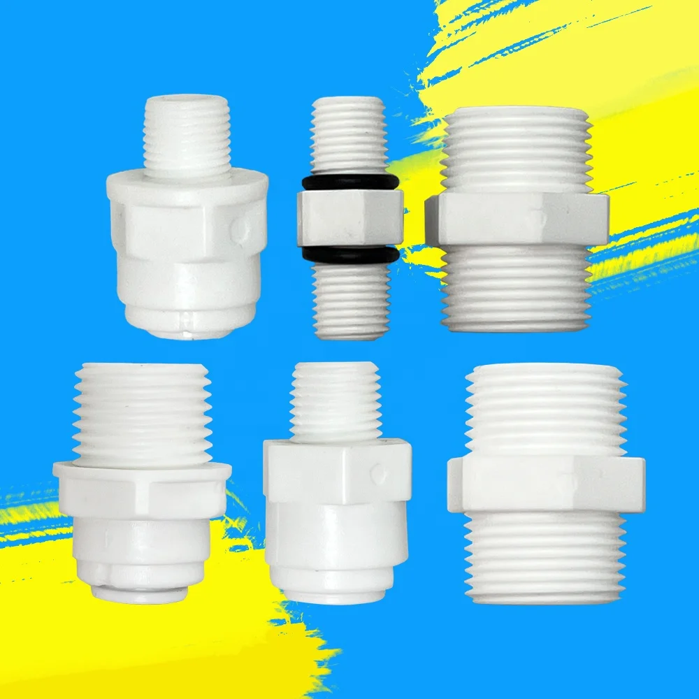 Фильтр для очистки воды при помощи обратного осмоса воды система трубопровода опреснения морской воды быстрое соединение типа 1/4 3/8 RO ПЭ трубы разъем