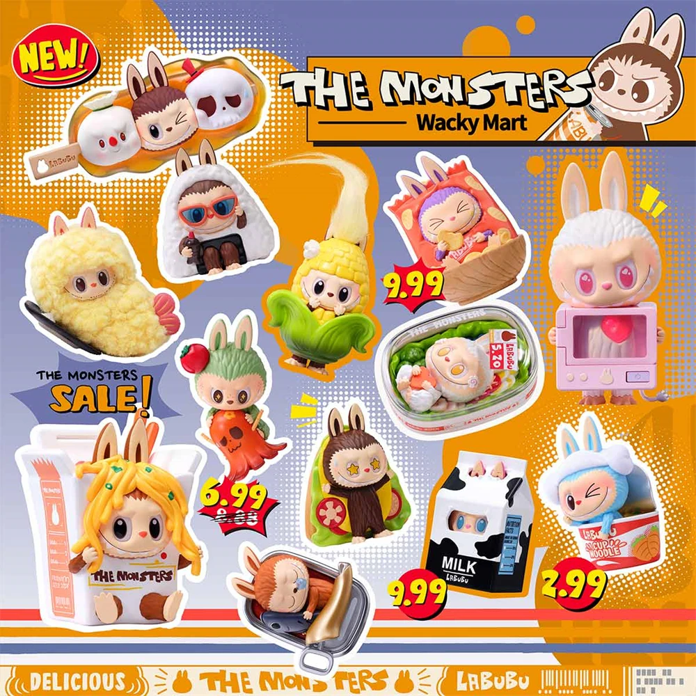 Pop Mart Labubu Wacky Mart Blind Box - Collectible Figures