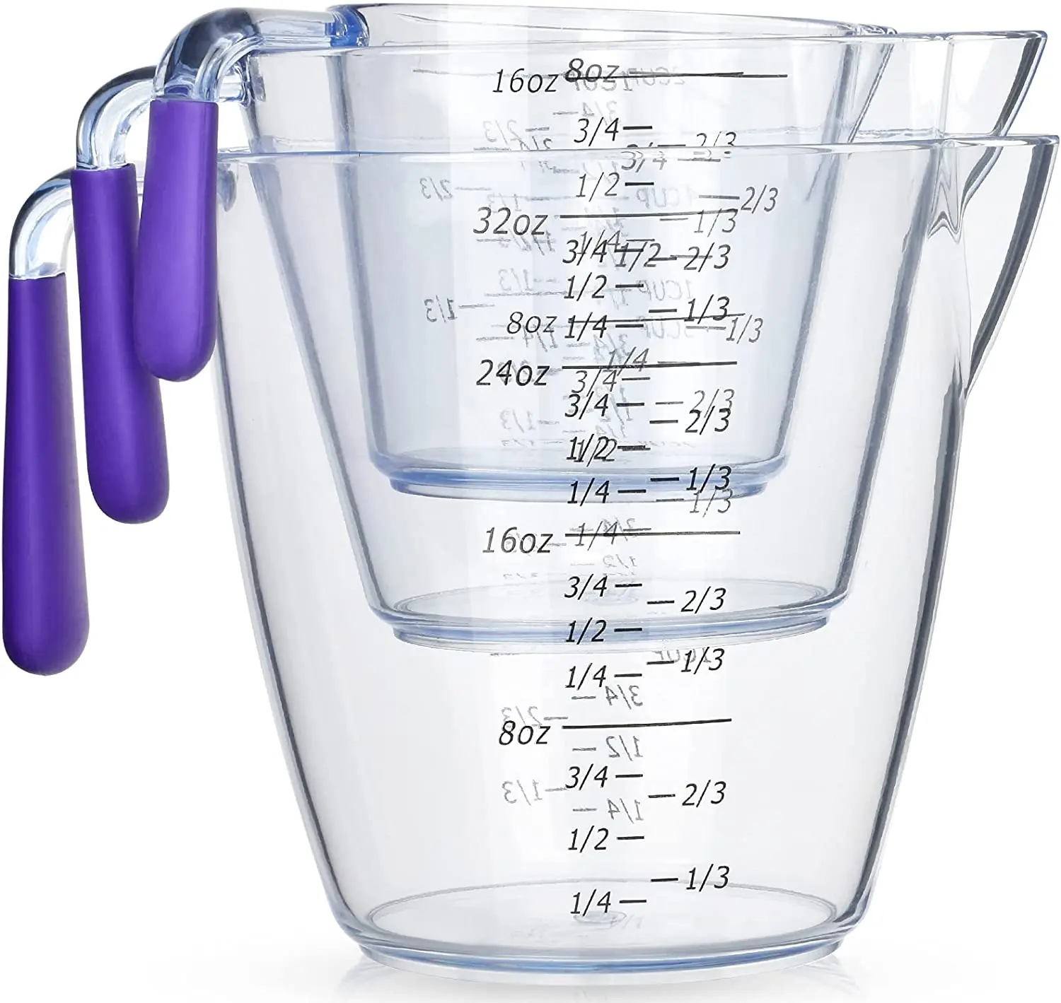 Silicone measuring cup 3Pcs Silicone Measuring Cup Kitchen Baking Measuring  Cup Liquid Measuring Cup Kitchen Supplies