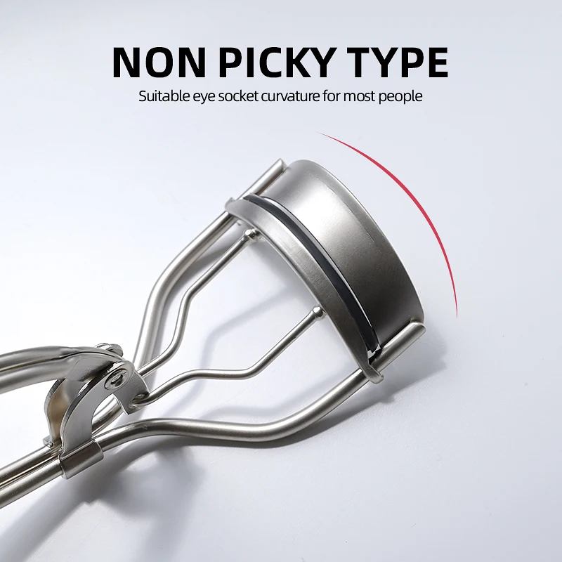 Private Label Portable Stainless Steel Eyelash Curler Comfortable Handle High Elastic Customizable Lash Lift Tool Eyelash Kit H847ca64976c74de38832ceb406d8ad83K