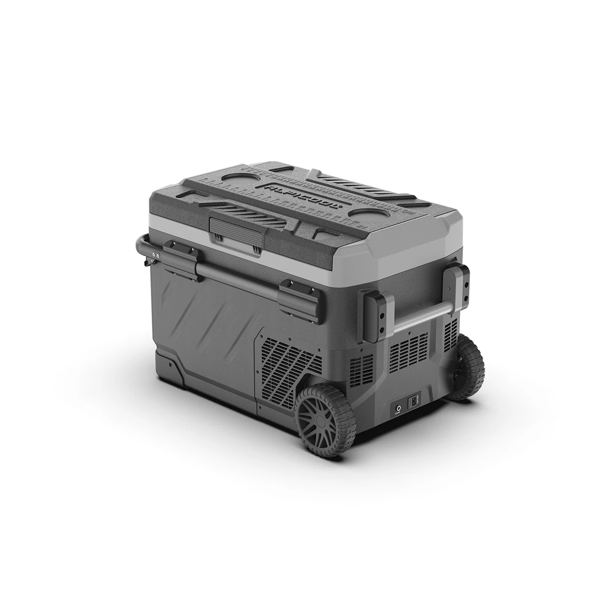 Alpicool ZGW Dual-zone Dual Control ABS Plastic Effective Cooling Mini Outdoor Camping Fridge Portable Refrigerator for Car