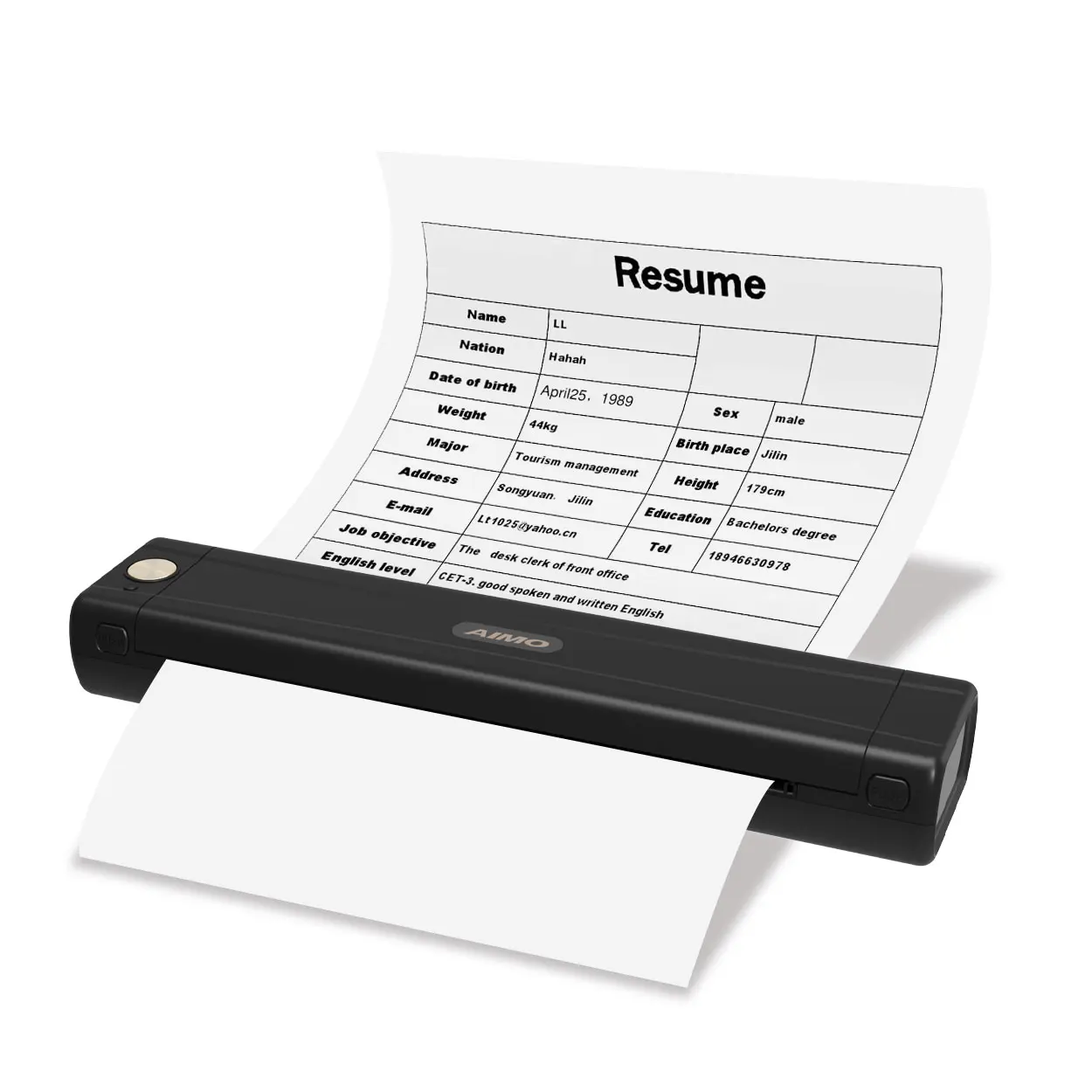 Easy Use Blue tooth  Wireless Direct Thermal Label Printer Thermal Label Printer 4x6 Thermal Printer A4
