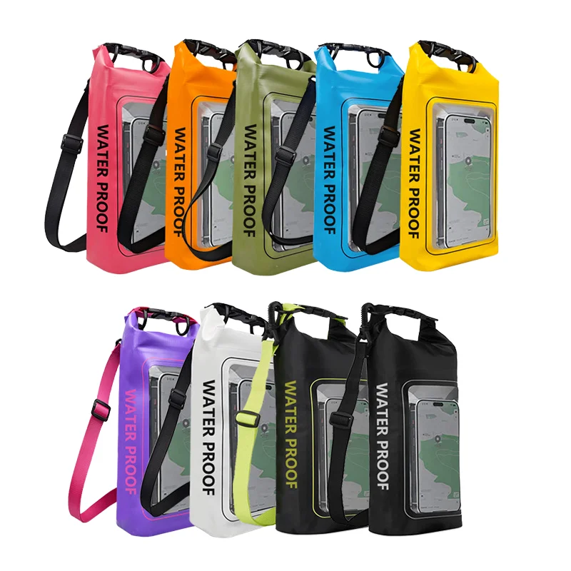IP68 2L Dry Bag Summer Outdoor Activities-PVC Roll Top Waterproof